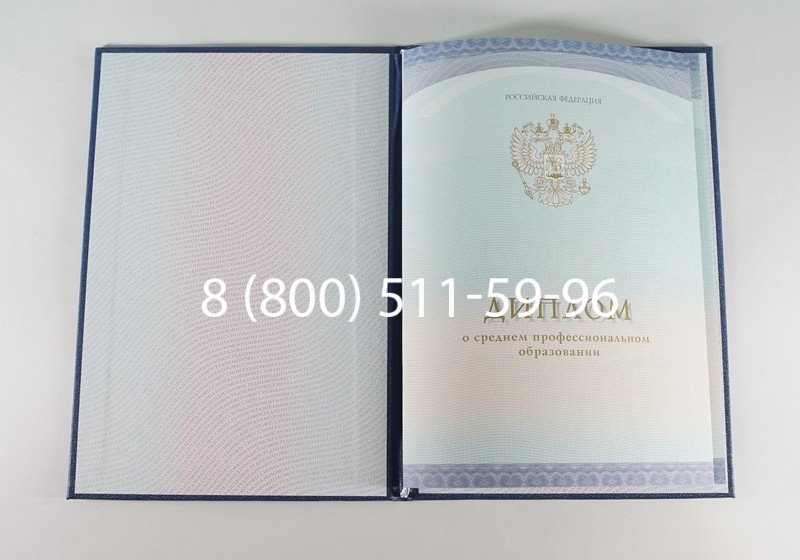 Заказать Диплом колледжа (Спецбланк) 2014-2024 года в Стерлитамаке